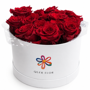 Caixa grande rosas premium